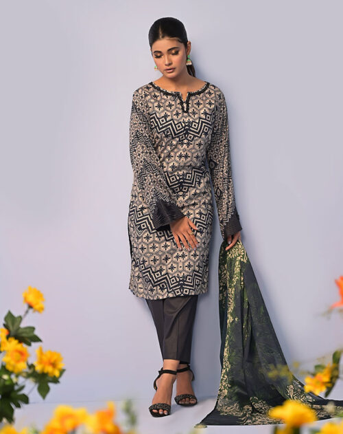 3PC LAWN UNSTITCH SUIT