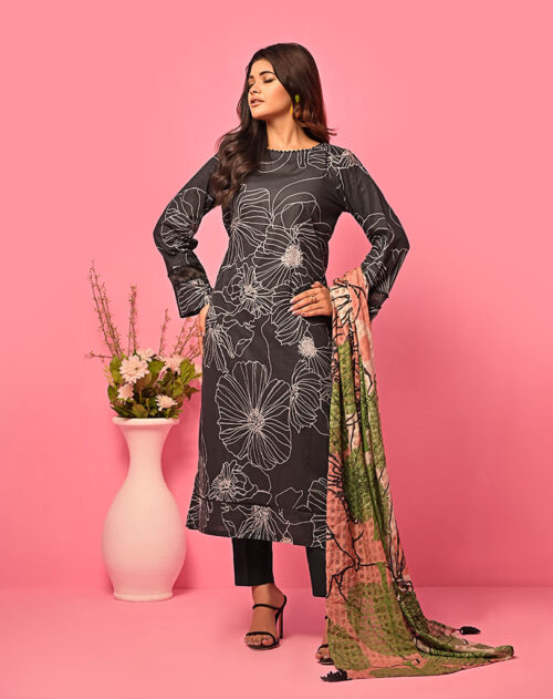 PRINTED LAWN 3PCS STITCHED