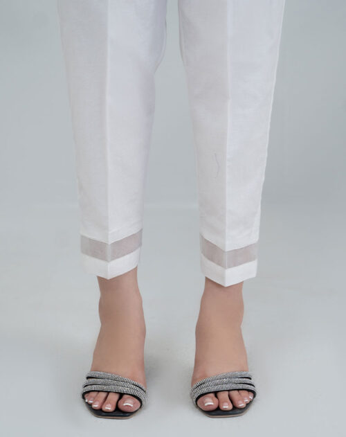 White basic pant