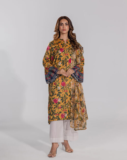 3 Piece-Printed Lawn Suit