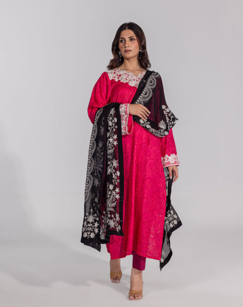Self Printed Jacquard 3Pcs