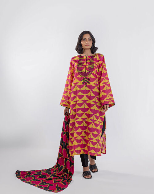 3 Piece-Printed Lawn Suit