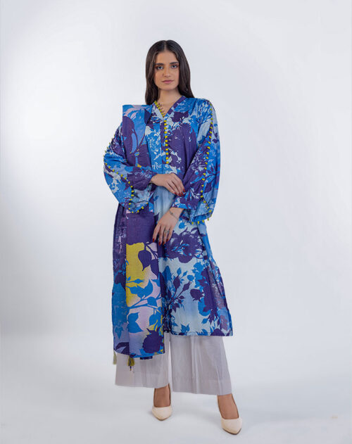 3 Piece-Printed Lawn Suit