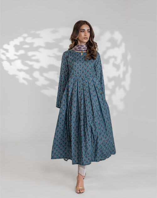 Printed 2 Pcs  Maxi