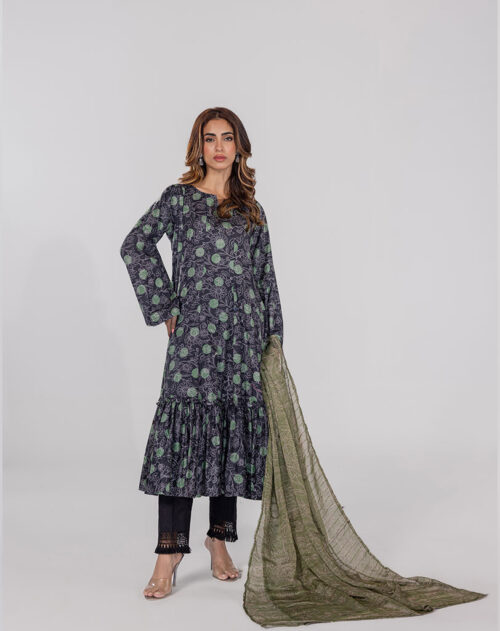 Printed 2 Pcs Maxi
