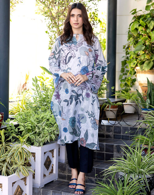 ONE PC PRINTED LAWN SHIRT