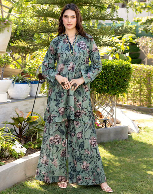 TWO PC PRINTED LAWN SUIT