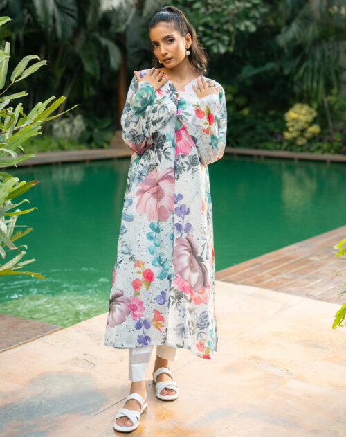 Printed Lawn 1 Pcs Suit