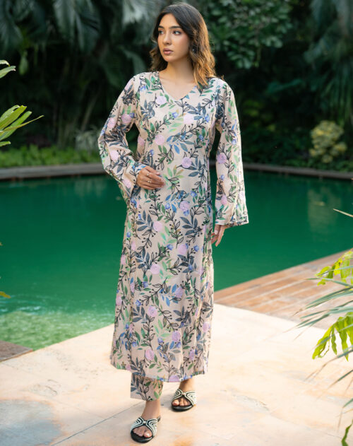 Printed Lawn 2 Pcs Suit