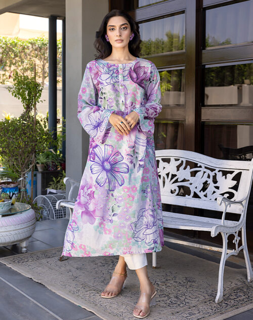 ONE PC PRINTED LAWN SHIRT