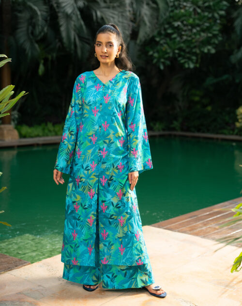 Printed Lawn 2 Pcs Suit