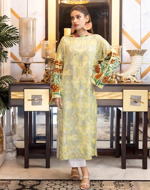 ONE PC PRINTED LAWN SHIRT
