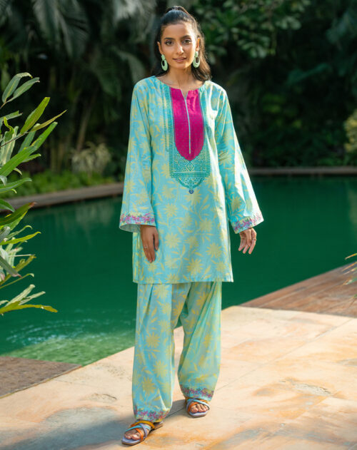 Printed Lawn 2 Pcs Suit